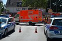 Unfall zwischen zwei KVB Bahnen Koeln Hoehenhaus Im Weidenbruch P037